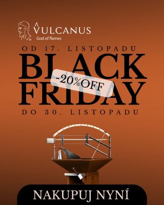 🔥 Black Friday u Vulcanusu –20 % Sleva platí na grily i veškeré příslušenství. Prémiový design, top kvalita a výkon, který...
